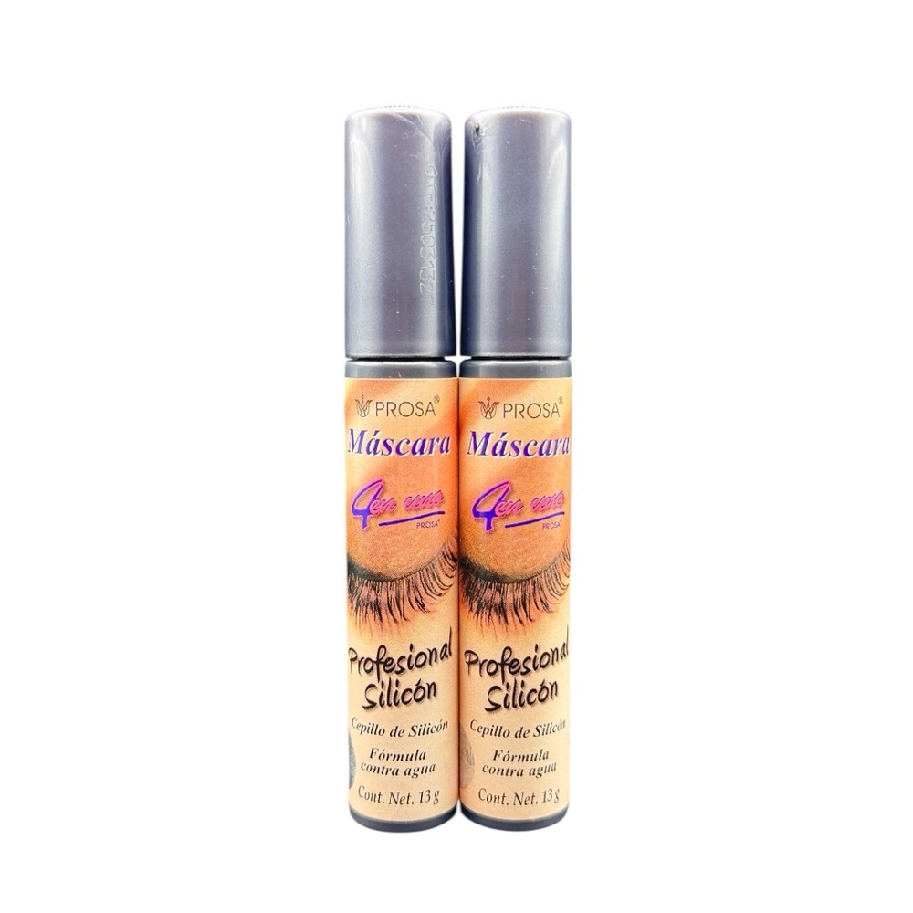 Waterproof Mascara – Silicone Brush – 13g | Mexican Import 🇲🇽